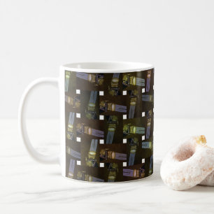 Ägyptische Prinzessin Abstraktes Cross-Weave-Muste Kaffeetasse