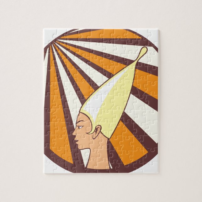 Ägyptische Prinzessin Puzzle (Vertikal)