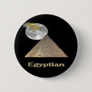 Ägyptische Pyramide-T - Shirts und -mehr Button
