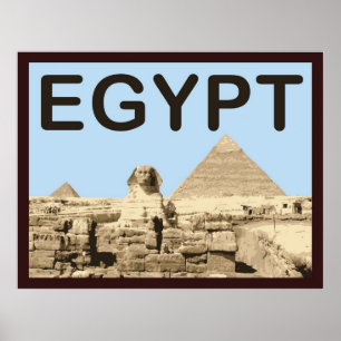 Ägyptische Pyramide von Ghafre Poster