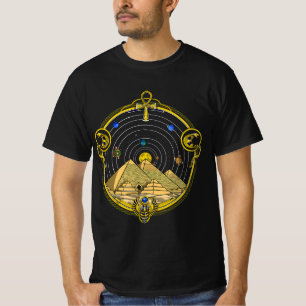 Ägyptische Pyramiden Ankh Symbol Auge des heiligen T-Shirt