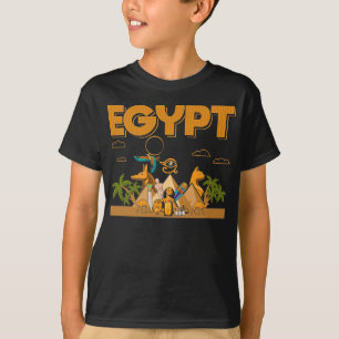 Ägyptische Pyramiden Camels Pharaoh Sphinx Horus  T-Shirt