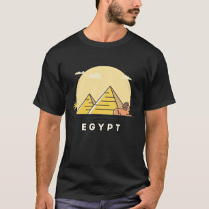Ägyptische Pyramiden, große Pyramide von Gizeh T-Shirt