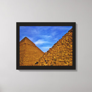 Ägyptische Pyramiden in Gizeh Leinwanddruck