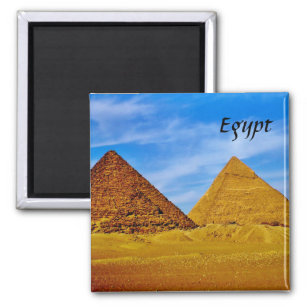 Ägyptische Pyramiden in Gizeh Magnet