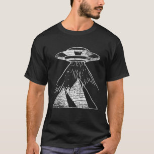 Ägyptische Pyramiden UFO Entführung Alien Astronau T-Shirt