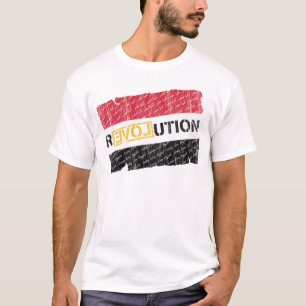 Ägyptische Revolution (Streifen verblassen) T-Shirt