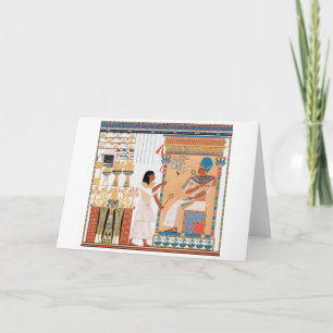 Ägyptische Royal Design Card Karte