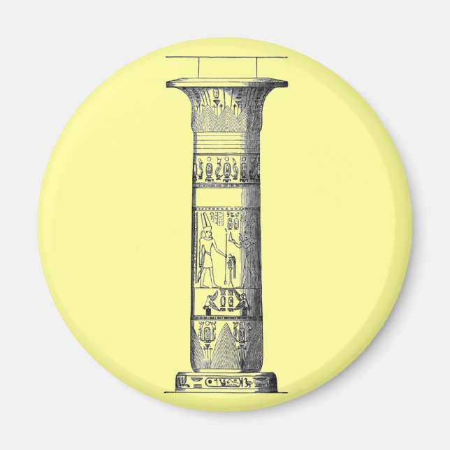 Ägyptische Säule Magnet (Vorne)
