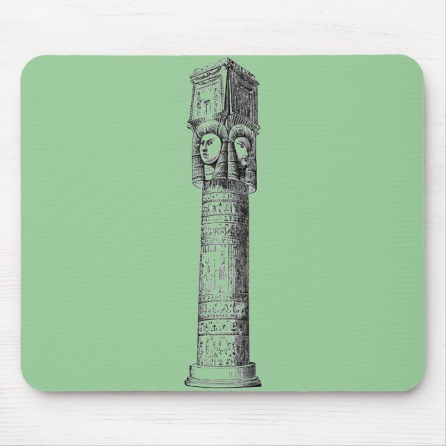 Ägyptische Säule Mousepad (Vorne)