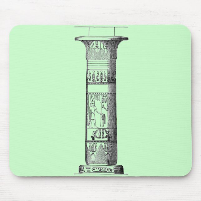 Ägyptische Säule Mousepad (Vorne)