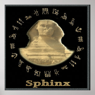 Ägyptische Sphinx Poster