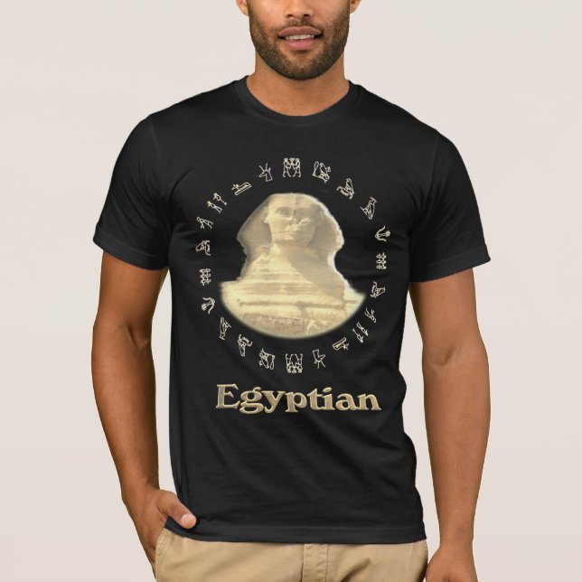 Ägyptische Sphinx signalisiert T - Shirt (Vorderseite)