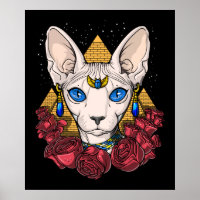 Ägyptische Sphynx-Katze-Göttin Antike Mythologie