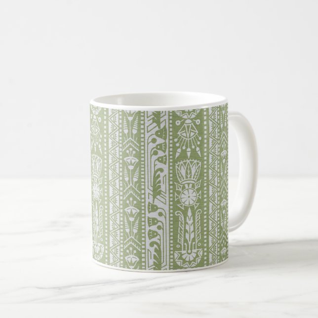 Ägyptische Überlebensstreifen, Reed Green Coffee T Kaffeetasse (VorderseiteRechts)