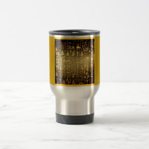 Ägyptische WeihnachtsHieroglyphen 2 Reisebecher