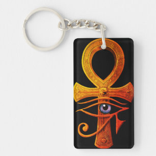 Ägyptischer Ankh Auge des alten Horus Symbol Prote Schlüsselanhänger