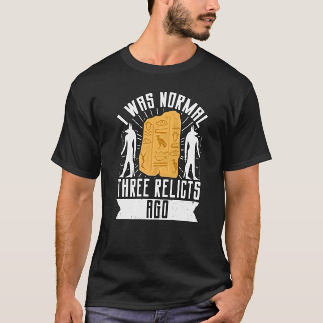 Ägyptischer Archäologe Pharao Hieroglyphi T-Shirt (Vorderseite)