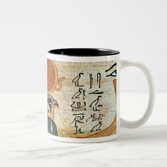Ägyptischer Begräbnispapyrus Zweifarbige Tasse (Rechts)