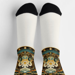Ägyptischer Drachenzirkel Socken