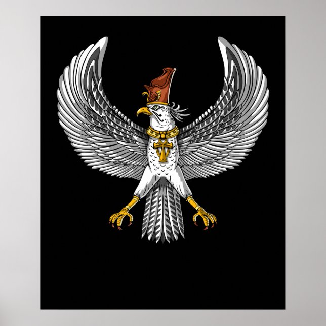 Ägyptischer Falcon Poster (Vorne)
