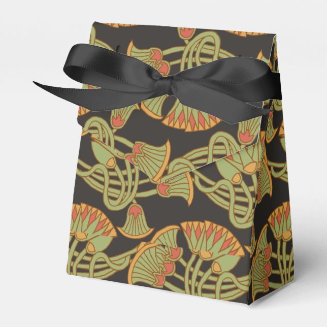 Ägyptischer Fisch, Krokodil auf der "Red Zent Gevo Geschenkschachtel (Vorderseite)