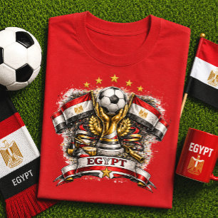 Ägyptischer Fußballfan Ägyptischer Fußball Weltmei T-Shirt