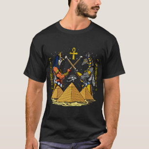 Ägyptischer Gott Anubis Auge des Horus T-Shirt