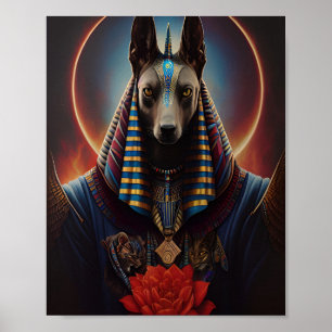 Ägyptischer Gott Anubis Poster