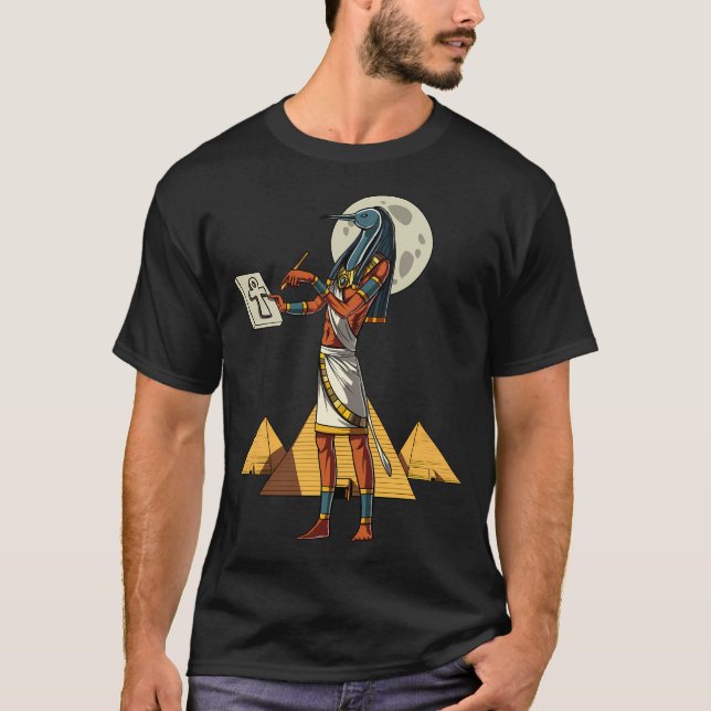 ägyptischer Gott Thoth T-Shirt (Vorderseite)