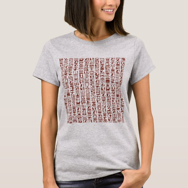 Ägyptischer Hieroglyph-T - Shirt (Vorderseite)