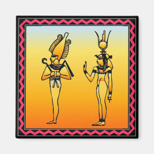 Ägyptischer Hieroglyphics-Magnet Magnet