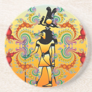Ägyptischer Hieroglyphics-Untersetzer Untersetzer
