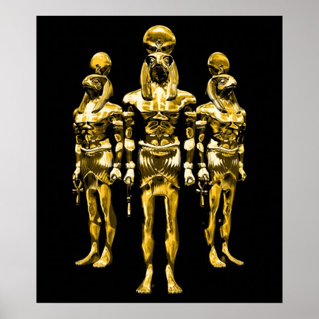 Ägyptischer Horus Poster (Vorne)