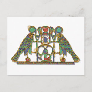 Ägyptischer Horus Postkarte