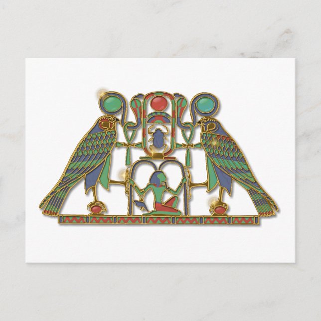 Ägyptischer Horus Postkarte (Vorderseite)