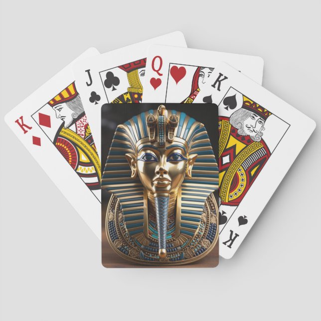 Ägyptischer König Tutankhamun Spielkarten (Rückseite)