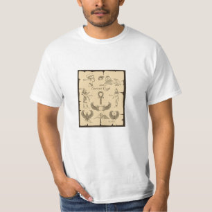 Ägyptischer Landkarte T - Shirt - Land Pharaonen &