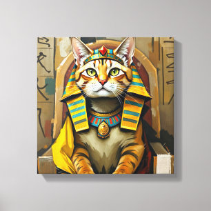 ÄGYPTISCHER MAU-PHARAOH 2 LEINWANDDRUCK