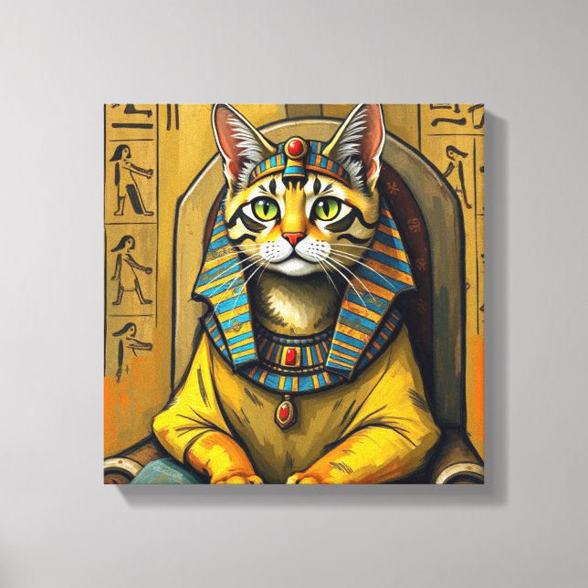 ÄGYPTISCHER MAU-PHARAOH 3 LEINWANDDRUCK (Vorderseite)