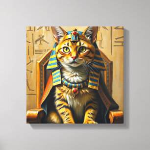 ÄGYPTISCHER MAU-PHARAOH 4 LEINWANDDRUCK
