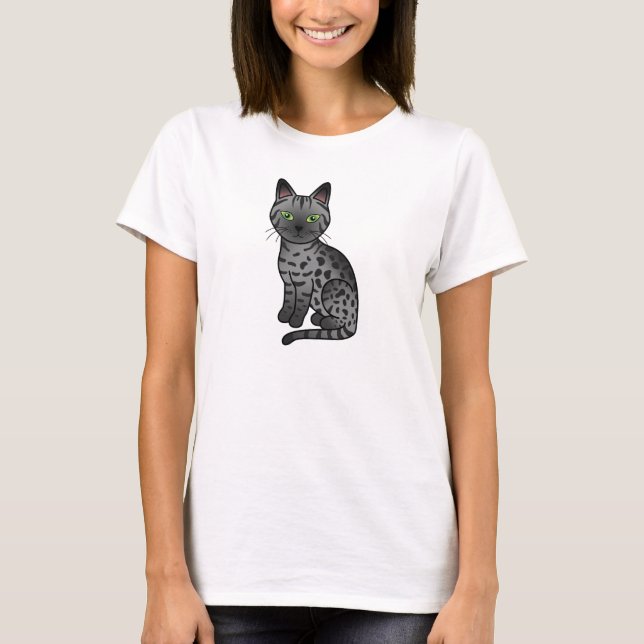 Ägyptischer Mau rauchen T-Shirt (Vorderseite)