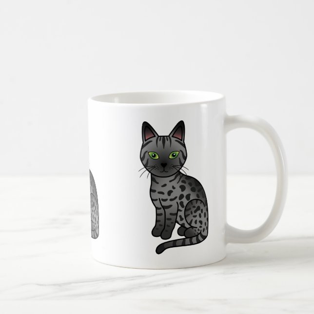 Ägyptischer Mau rauchen Tasse (Rechts)