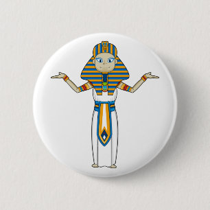 Ägyptischer Pharao-König Button