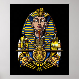 Ägyptischer Pharao Tutankhamun King Tut Poster