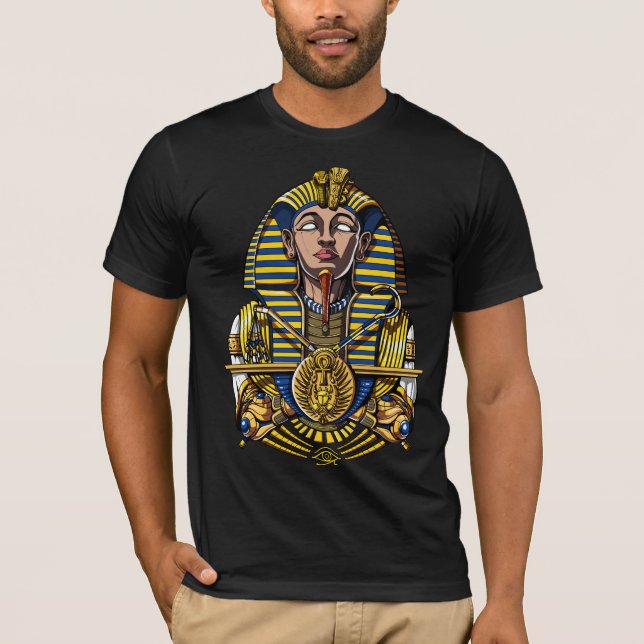Ägyptischer Pharao Tutankhamun King Tut T-Shirt (Vorderseite)