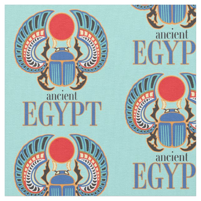 ägyptischer Scharab-Käfer Ägypten Stoff (Nahaufnahme)