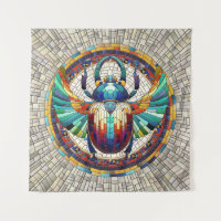 Ägyptischer Skarab-Käfer - Mosaikkunst