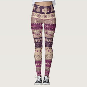 Ägyptischer Stamm: Alt nahtlos Leggings