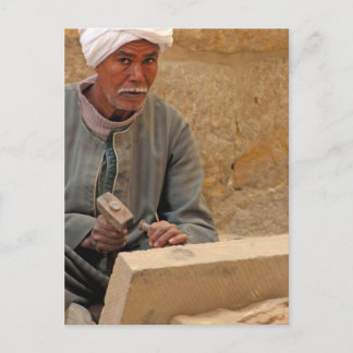Ägyptischer Stonemason(2) Postkarte